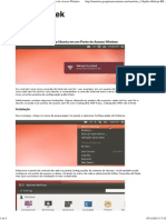 Como Transformar Seu Laptop Ubuntu em Um Ponto de Acesso Wireless PDF