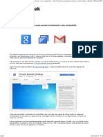 Como usar o Google Chrome para acessar remotamente o seu computador.pdf