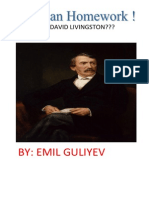 By: Emil Guliyev: Who Was David Livingston???