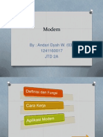 Modem Komunikasi Data