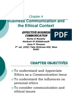 Business Communication and The Ethical Context