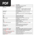 Moshell Commands