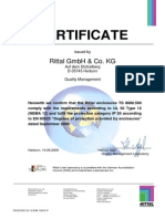 Certificate: Rittal GMBH & Co. KG