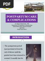 Post Partum Care & Complications