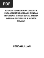 Asuhan Keperawatan Pasien Gastritis Pada Lansia