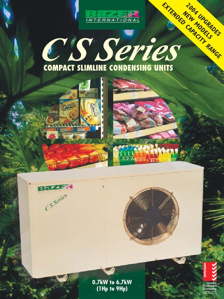 Compact Slimline Condensing Units 0.7kW to 6.7kW (1Hp to 9Hp)