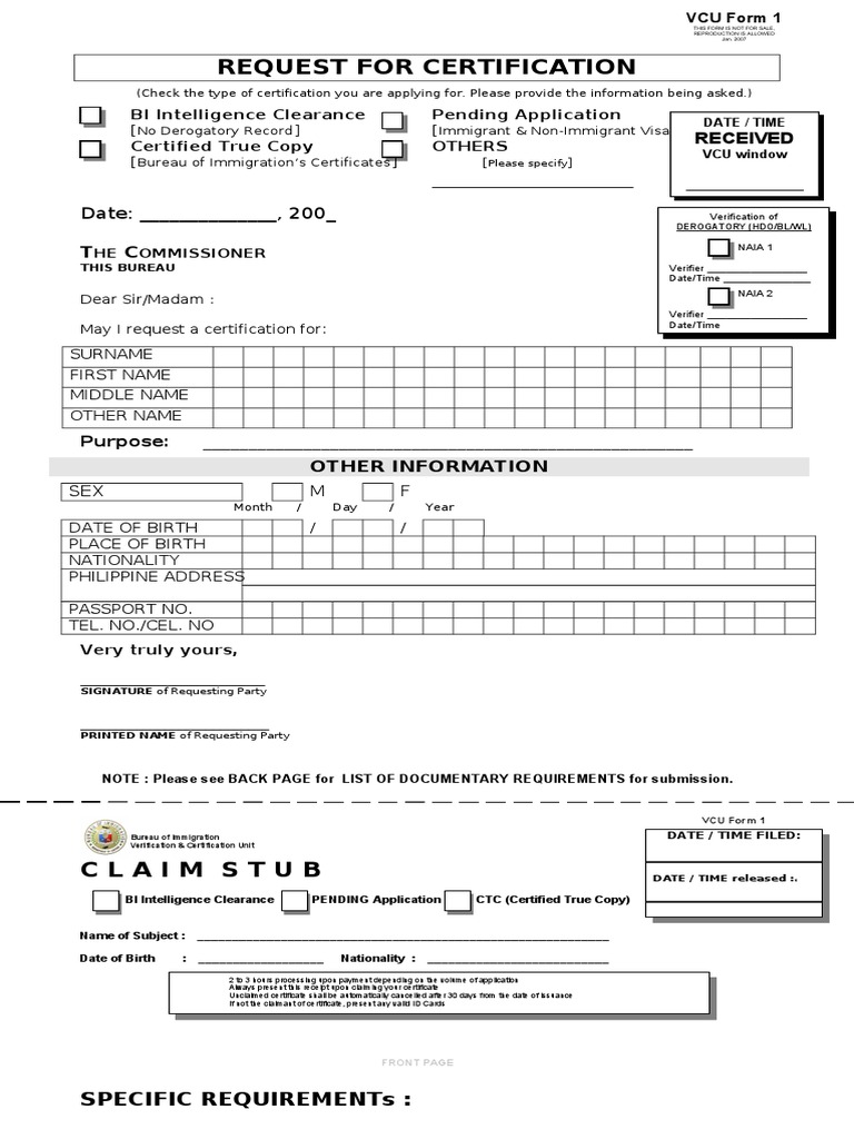 VCU Form 1 PDF Government And Personhood