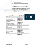 Students Align Naeyc Standards With Course Work CD 201fall 2013