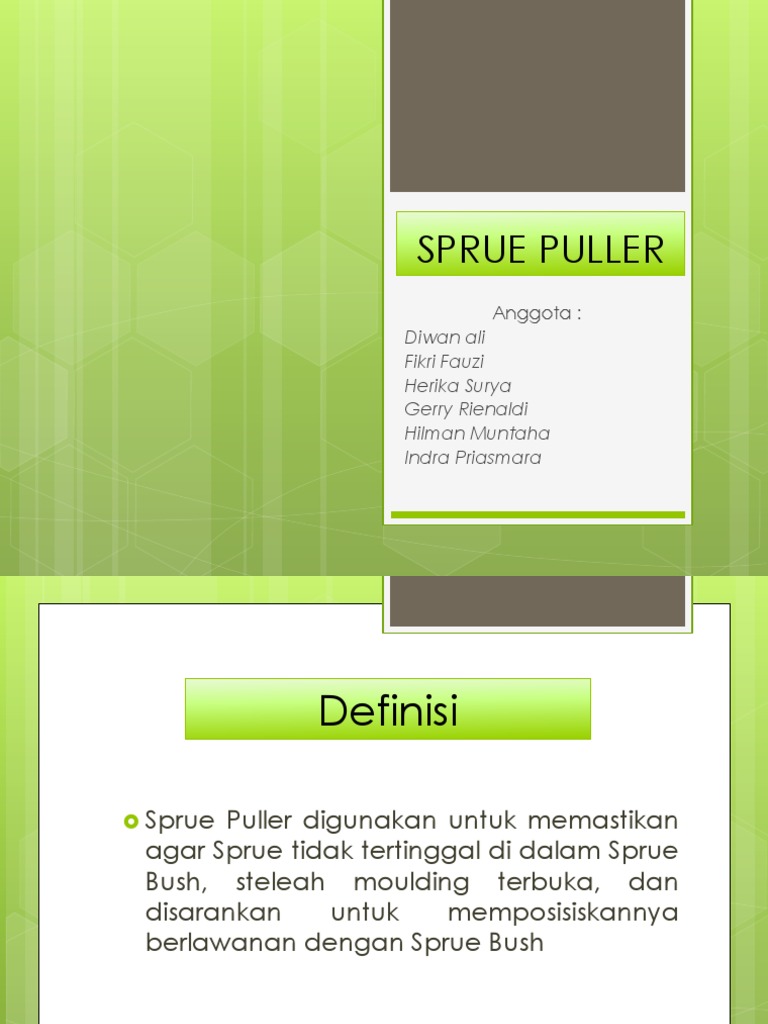 SPRUE PULLER DESIGN PDF