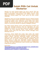Download 1Jangan Salah Pilih Cat Untuk Eksterior Web by nanky SN18957684 doc pdf