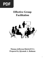 TJD Effective Group Facilitation