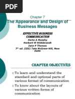 The Appearance and Design of Business Messages