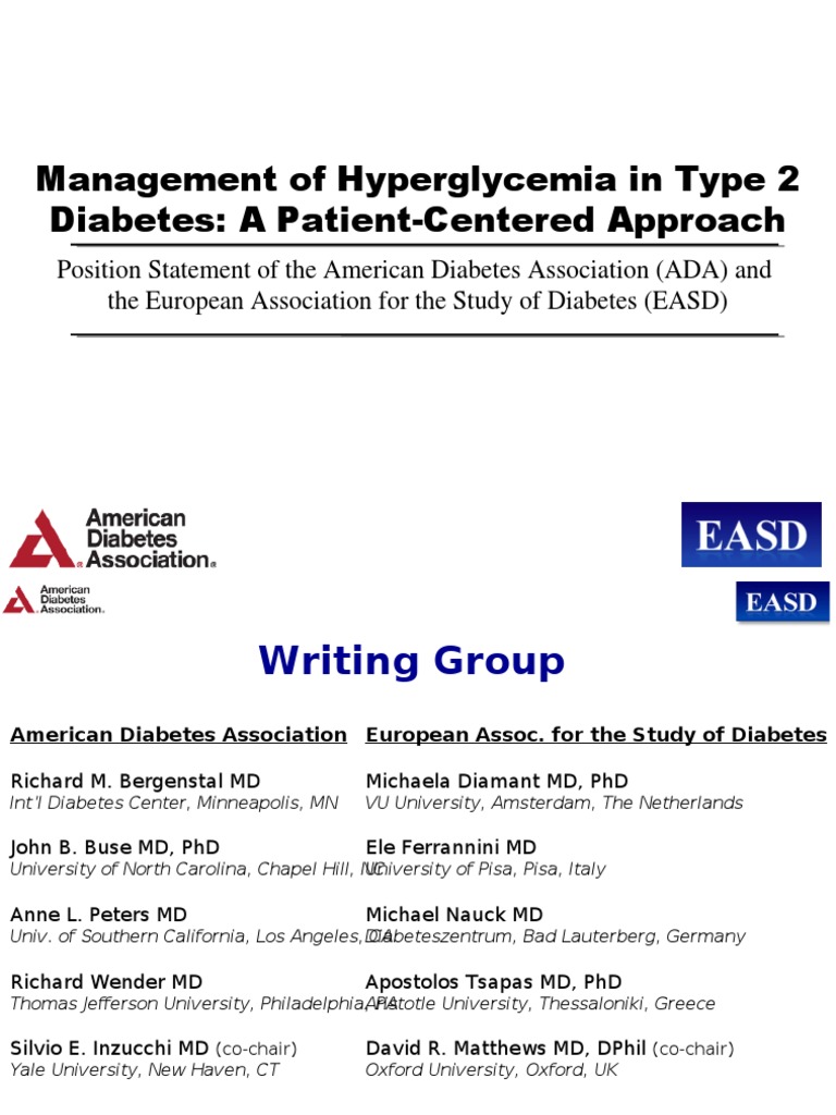 Hyperglycemia Management in Type 2 Diabetes | PDF | Hyperglycemia ...