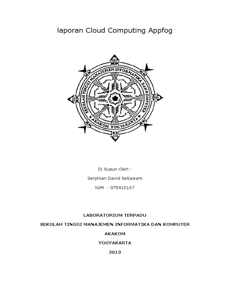 Laporan Cloud Computing Appfog | PDF