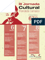 PROGRAMACIÓN III JORNADA CULTURAL FRANCISCA CARRASCO PDF