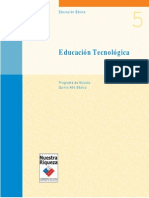EDUCACION TECNOLOGICA 5°