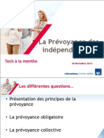 La prévoyance des indépendants