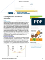 Looking Forward To Lubricant Oxidation