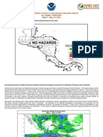 No Hazards: Climate Prediction Center's Central America Hazards Outlook For Usaid / Fews-Net May 9 - May 15, 2013