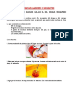 CÓMO MATAR ZANCUDOS Y MOSQUITOS