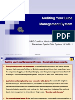 Wayne Dearness Auditing Your Lube MGT System