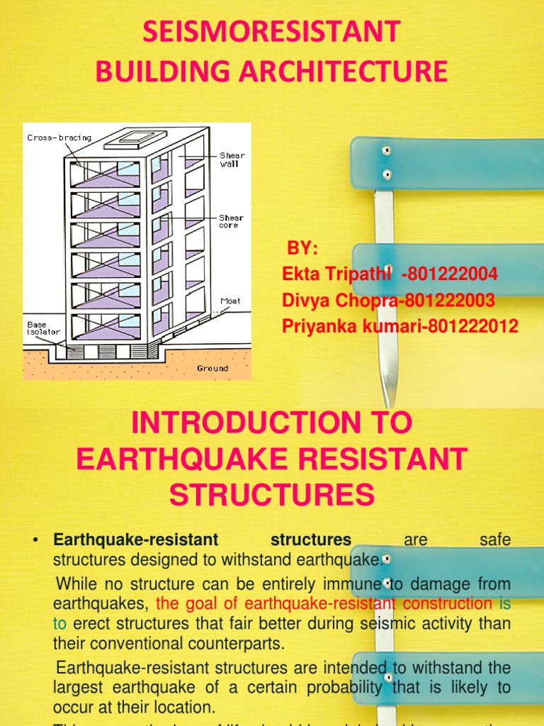 Design considerations for earthquake resistant building picture