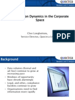 Information Dynamics in The Corporate Space