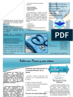 Triptico Salud Como Proceso