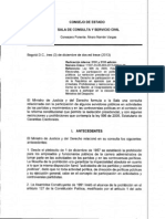 Concepto Del Consejo de Estado Sobre Ley de Garantías