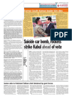 Thesun 2009-08-19 Page10 Suicide Car Bomb Rockets Strike Kabul Ahead of Vote