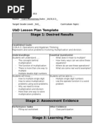 3rd grade math lesson plan