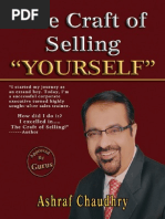 The Craft of Selling YOURSELF By Ashraf Choudhary