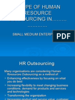 Scope of Human Resource Outsourcing in