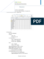 Exercício Excel 1