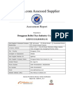 Supplier Assessment Report-Dongguan Beibei Toys Industry Co., Ltd.