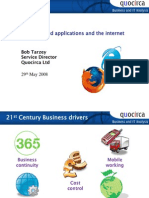 Web Enabled Applications and The Internet