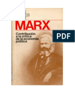 Marx Carlos Contribucion a La Critica de La Economia Politica