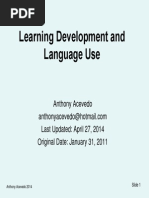 Download Learning Development Anthony Acevedo Online 270414 by Anthony Acevedo SN189704362 doc pdf