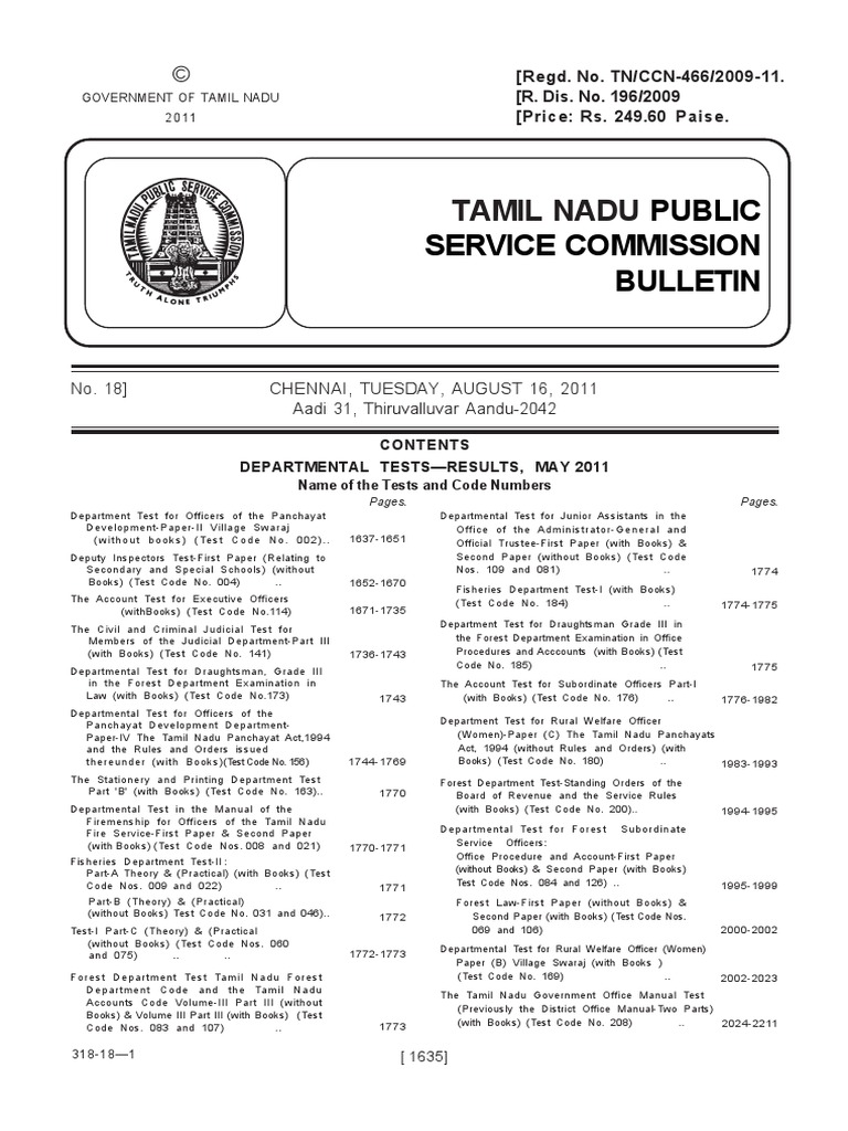 Bulletin 18 May 11 Tamil Nadu Tamils