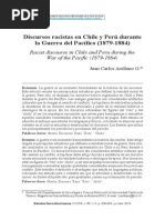 Discursos Racistas Guerra Chile