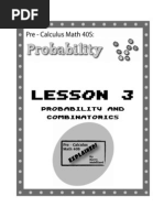 Pre Calculus Probability