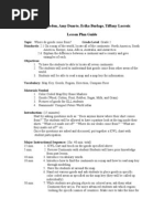 Download Geography Lesson Plans - Mansfield Social Studies Summer 2009 by nesn10 SN18972023 doc pdf