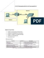 11.5.5Documentación de la red con comandos de utilidades