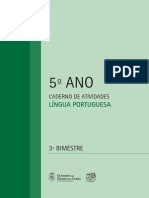 5_ano_lingua Portuguesa - Caderno de Atividades - 3 Bimestre