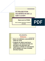 Fundamentos Filosoficos de La Educacion Ppt