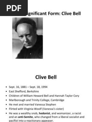 Art As Significant Form Aesthetics Cubism