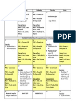 Soap Making Schedule - Alberts