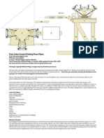 DIY Screen Press Plans