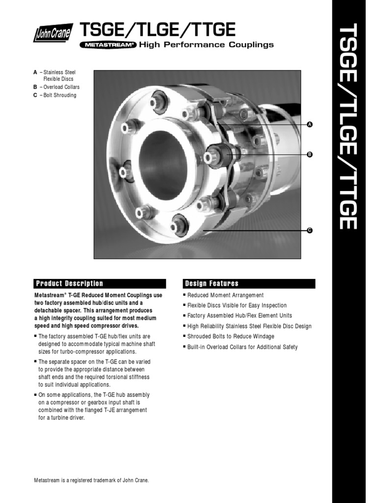 TSGE - TLGE - TTGE - Reduce Moment High Performance Coupling | PDF ...