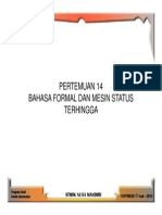 Pertemuan 14 Bahasa Formal Dan Mesin Status Terhingga - NURI - BAG2013 (Compatibility Mode)